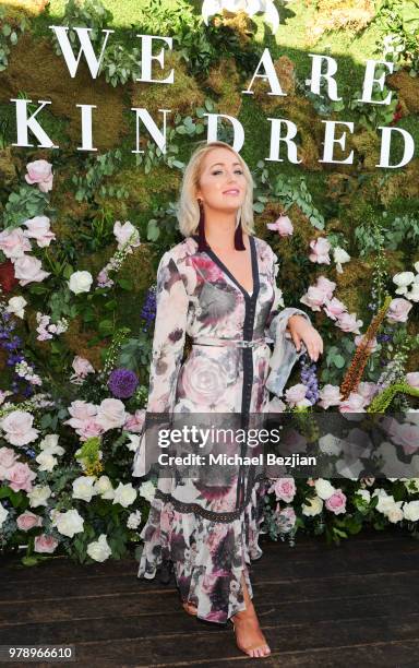 Sally Cotching poses for portrait at We Are Kindred Resort Collection Launch at E.P. & L.P. On June 19, 2018 in West Hollywood, California.