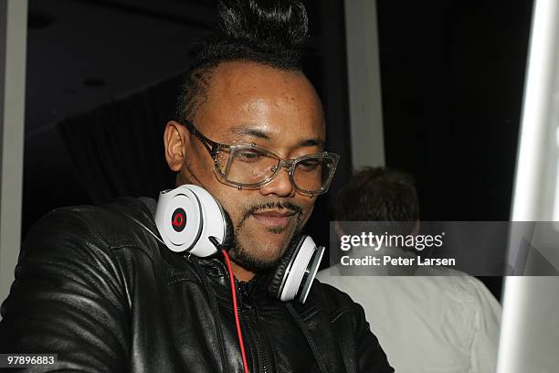 Apl.De.Ap attends the Bacardi After Party With the Black Eyed Peas at Ghost Bar on March 19, 2010 in Dallas, Texas.