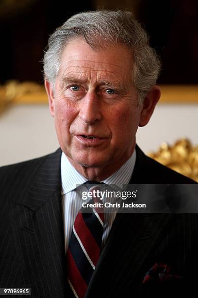 Prince Charles, Prince of Wales arrives at Prague Castle on March 20, 2010 in Prague, Czech Republic Prince Charles, Prince of Wales and Camilla,...