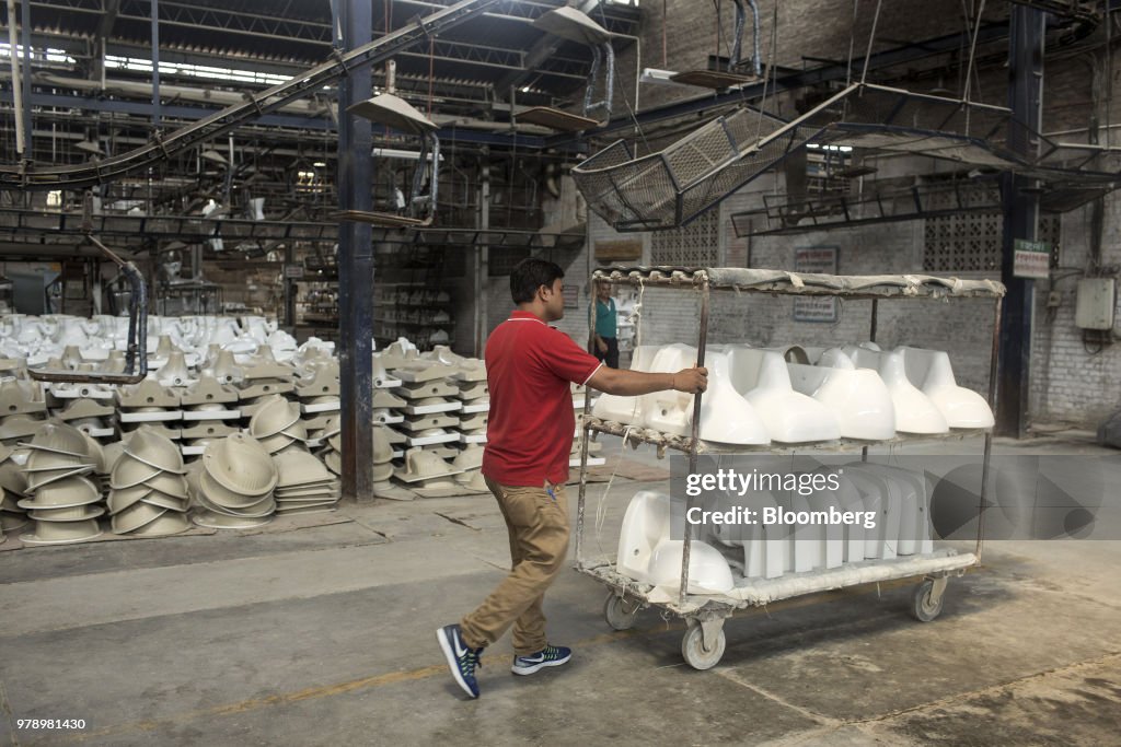 Toilet Manufacturing at a HSIL Ltd. Plant