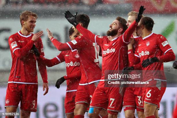 Dpatop - 02 March 2018, Germany, Kaiserslautern: German 2nd division Bundesliga soccer match between 1. FC Kaiserslautern and 1. FC Union Berlin,...