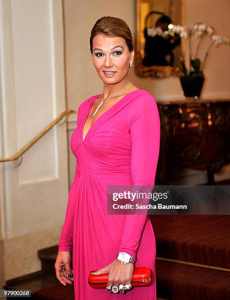 Franziska van Almsick attends the Gala Spa Awards at Brenner's Park Hotel on March 20, 2010 in Baden Baden, Germany.