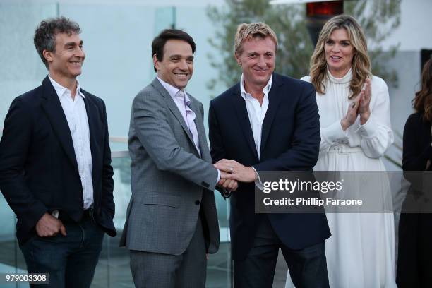 Doug Liman, Ralph Macchio, William Zabka, and Missi Pyle attend a private party celebrating hit YouTube Originals "Cobra Kai", "Impulse" and "Ryan...