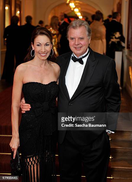 Dagmar Siegel and her husband Karl-Heinz Koegel attends the Gala Spa Award at Brenner's Park Hotel on March 20, 2010 in Baden Baden, Germany.