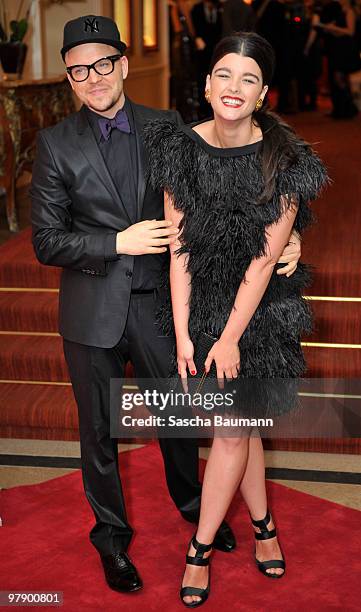 Model Crystal Renn and stylist Armin Morbach attend the Gala Spa Award at Brenner's Park Hotel on March 20, 2010 in Baden Baden, Germany.
