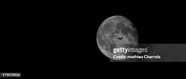 lune avion - lune - fotografias e filmes do acervo