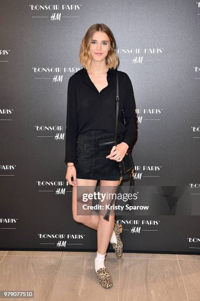 Gaia Weiss attends the H&M Flagship Opening Party as part of Paris Fashion Week on June 19, 2018 in Paris, France.