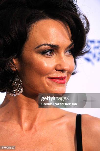 Actress Kelly Carlson arrives at the 24th Genesis Awards held at the Beverly Hilton Hotel on March 20, 2010 in Beverly Hills, California.