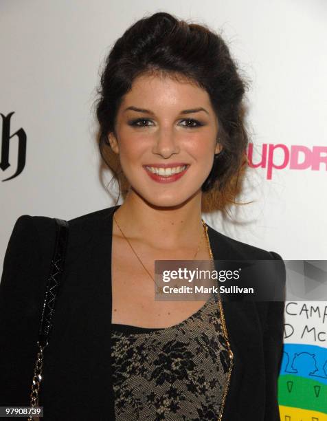 Actress Shenae Grimes arrives at "SING!" concert benefitting Camp Ronald McDonald at Orpheum Theatre on March 20, 2010 in Los Angeles, California.