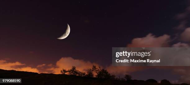 au clair de la lune - lune - fotografias e filmes do acervo