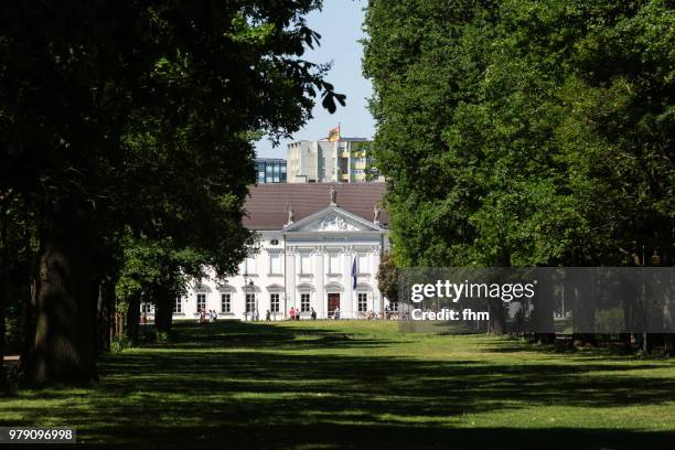 schloss bellevue (bellevue castle) - berlin, germany - bellevue skyline 個照片及圖片檔