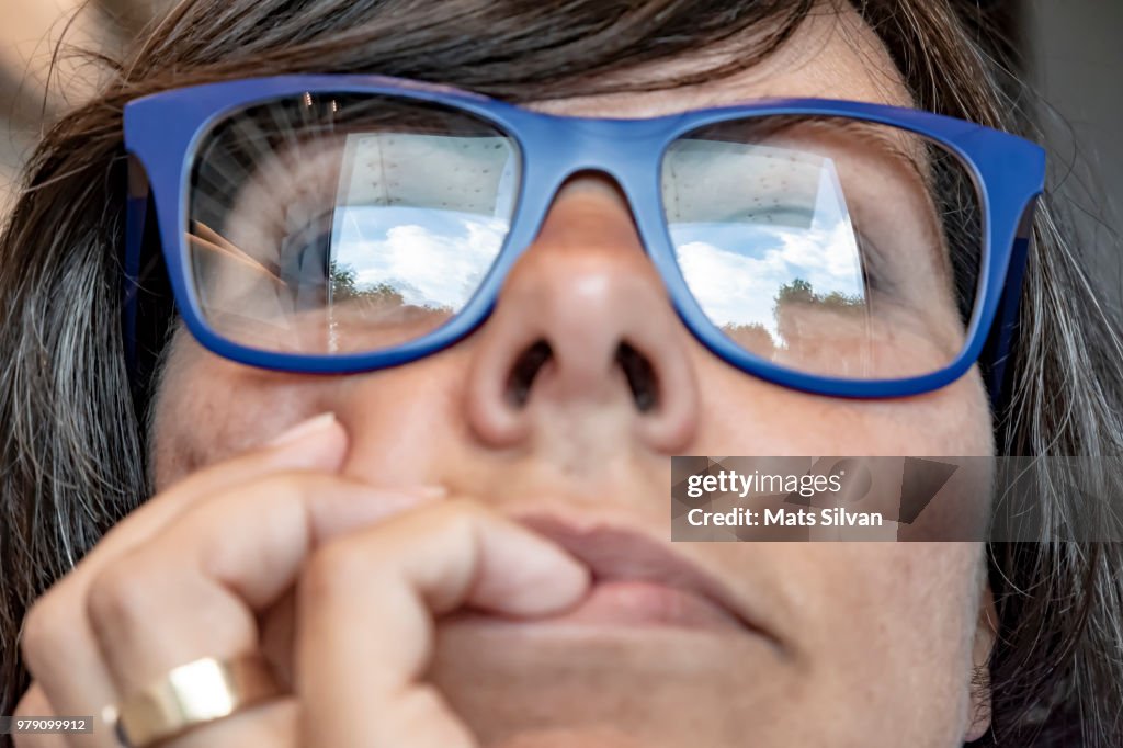 Woman with Eyeglasses