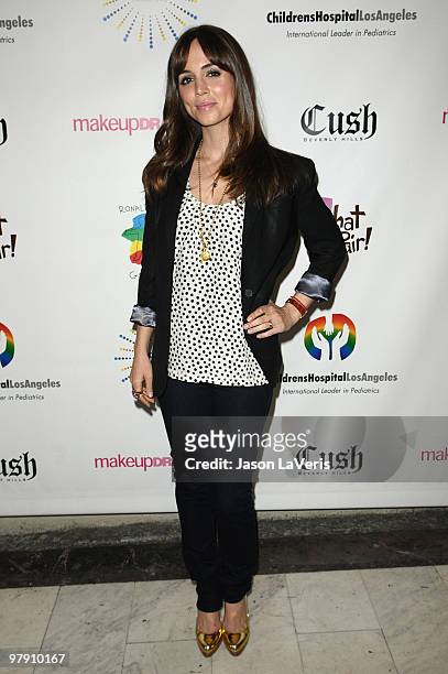Actress Eliza Dushku attends the "SING!" concert benefitting Camp Ronald McDonald at the Orpheum Theatre on March 20, 2010 in Los Angeles, California.