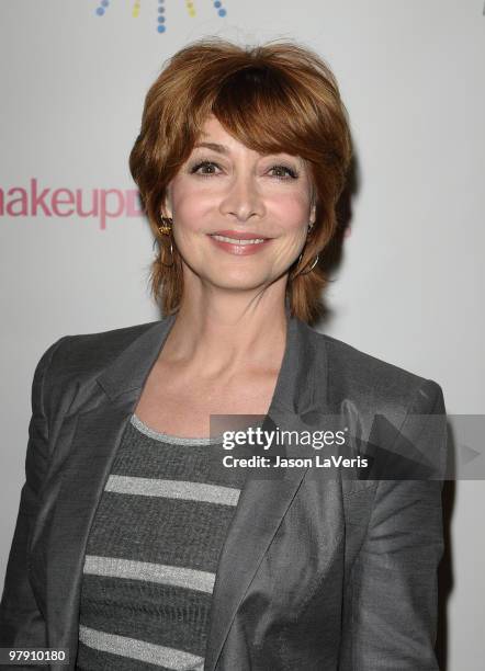 Actress Sharon Lawrence attends the "SING!" concert benefitting Camp Ronald McDonald at the Orpheum Theatre on March 20, 2010 in Los Angeles,...