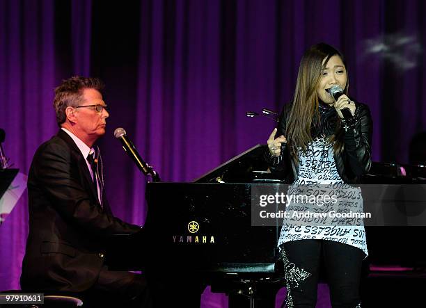 David Foster and Charice Pempengco perform at Celebrity Fight Night XVI on March 20, 2010 at the JW Marriott Desert Ridge in Phoenix, Arizona.