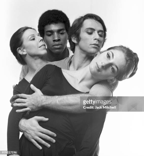 American Ballet Theater dancers perform Alvin Ailey's 'The River' in May 1970.