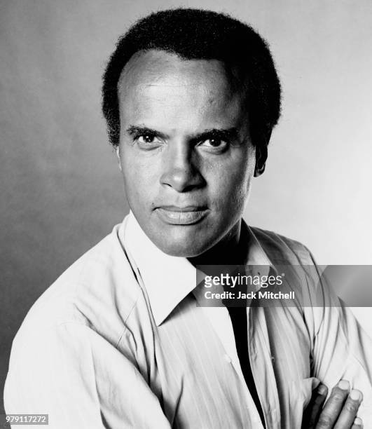 Singer, songwriter, actor, and social activist Harry Belafonte photographed in April, 1970.