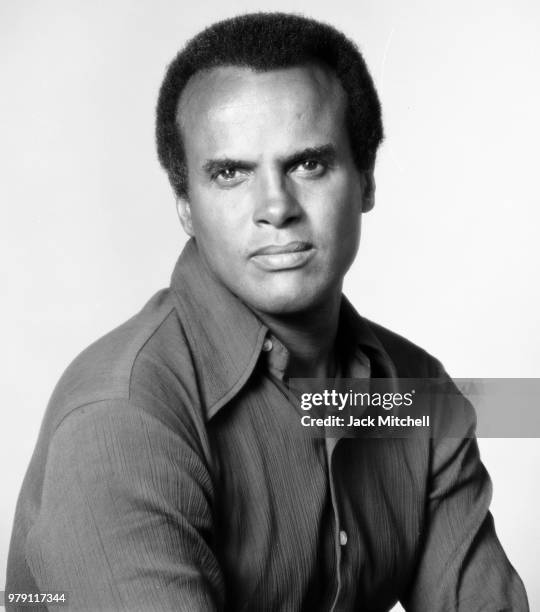 Singer, songwriter, actor, and social activist Harry Belafonte photographed in April, 1970.