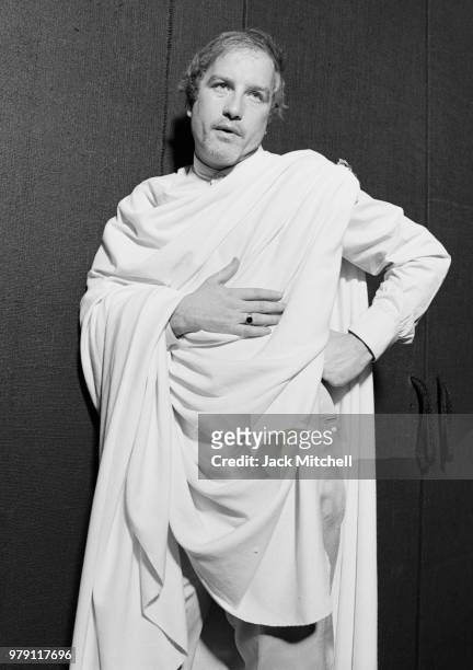 Actor Richard Dreyfuss in a BAM Theater Company production of 'Julius Caesar,' New York, New York, March 1978.