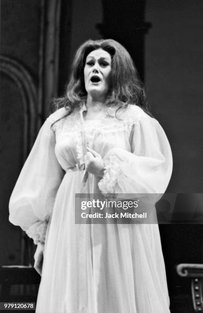 Joan Sutherland in 'Rigoletto' at the Metropolitan Opera in June 1972.