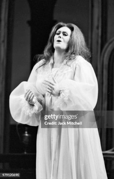 Joan Sutherland in 'Rigoletto' at the Metropolitan Opera in June 1972.