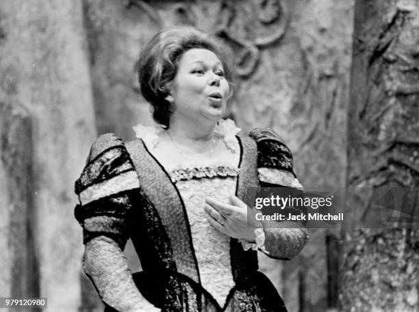 Italian soprano Renata Scotto in 'Il Trovatore' at the Metropolitan Opera in October 1976.