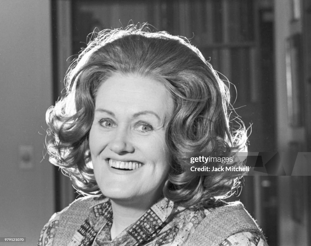 Australian dramatic coloratura soprano Joan Sutherland photographed