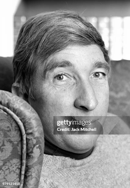 Author John Updike photographed at his home in Massachusetts in November 1978, the year his bestseller 'The Coup' was published.