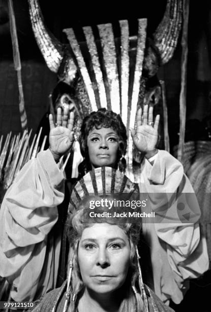 Shirley Verrett and Christa Ludwig in 'Les Troyens' at the Metropolitan Opera in October 1973.