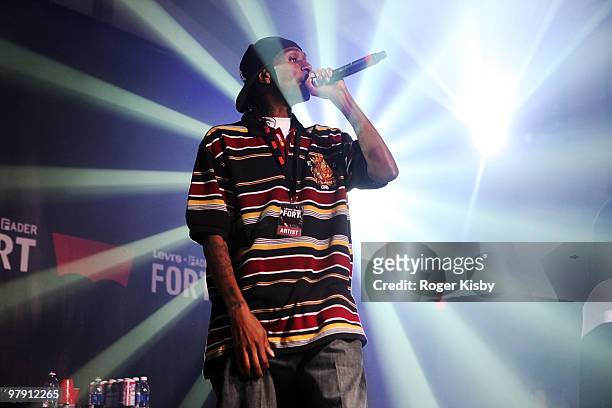 Krayzie Bone of Bones Thugs and Harmony performs onstage at the Levis Fader Fort as part of SXSW 2010 on March 20, 2010 in Austin, Texas.