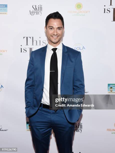 Comedian Adam Kruger arrives at Circle 8 Productions Season 2 Premiere of "This Is LA" at Yamashiro Hollywood on June 19, 2018 in Los Angeles,...