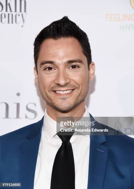 Comedian Adam Kruger arrives at Circle 8 Productions Season 2 Premiere of "This Is LA" at Yamashiro Hollywood on June 19, 2018 in Los Angeles,...