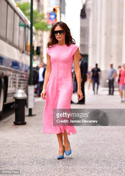 Victoria Beckham seen on the streets of Manhattan on June 19, 2018 in New York City.