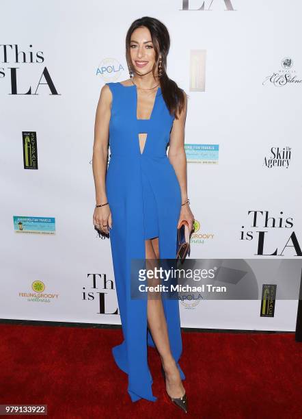 Stephanie Lewis attends the Season 2 premiere of "This Is LA" held at Yamashiro Hollywood on June 19, 2018 in Los Angeles, California.