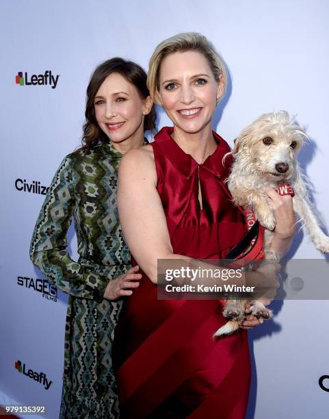 Actress Vera Farmiga and writer/director Shana Feste arrive at the premiere of Sony Pictures Classics' "Boundaries" at the American Cinematheque's...