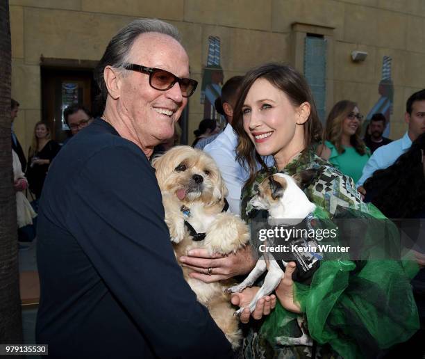 Actors Peter Fonda and Vera Farmiga arrive at the premiere of Sony Pictures Classics' "Boundaries" at the American Cinematheque's Egyptian Theatre on...
