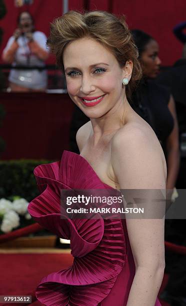 Nominee for Actress in a Supporting Role Vera Farmiga poses at the 82nd Academy Awards at the Kodak Theater in Hollywood, California on March 07,...