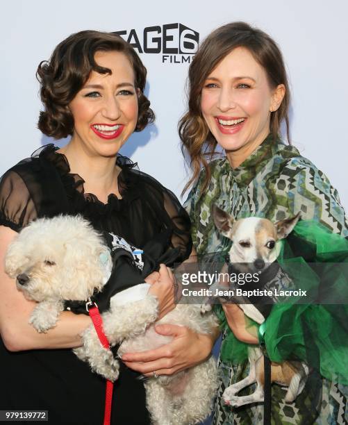 Kristen Schaal and Vera Fermiga attend the Premiere Of Sony Pictures Classics' 'Boundaries' at American Cinematheque's Egyptian Theatre on June 19,...