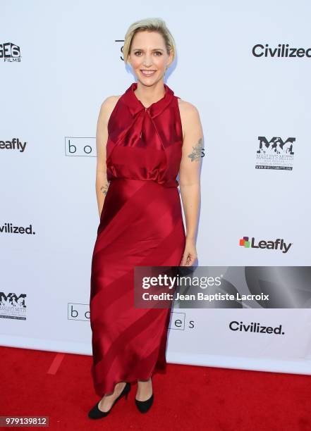 Shana Feste attends the Premiere Of Sony Pictures Classics' 'Boundaries' at American Cinematheque's Egyptian Theatre on June 19, 2018 in Hollywood,...