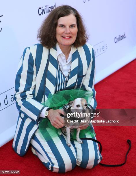 Paula Poundstone attends the Premiere Of Sony Pictures Classics' 'Boundaries' at American Cinematheque's Egyptian Theatre on June 19, 2018 in...