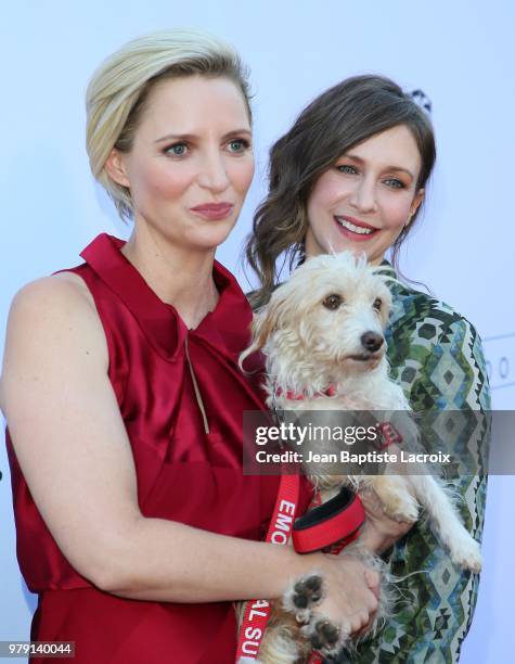 Vera Farmiga, Shana Feste attend the Premiere Of Sony Pictures Classics' 'Boundaries' at American Cinematheque's Egyptian Theatre on June 19, 2018 in...