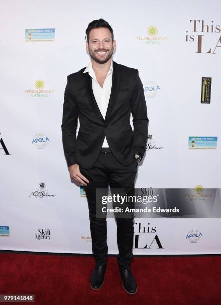 Actor Robert Parks-Valletta arrives at Circle 8 Productions Season 2 Premiere of "This Is LA" at Yamashiro Hollywood on June 19, 2018 in Los Angeles,...