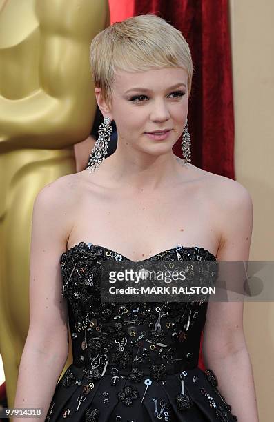 Nominee for Actress in a Leading Role Carey Mulligan poses at the 82nd Academy Awards at the Kodak Theater in Hollywood, California on March 07,...