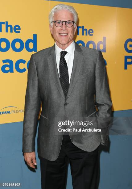 Actor Ted Danson attends the FYC screening of Universal Television's "The Good Place" at UCB Sunset Theater on June 19, 2018 in Los Angeles,...