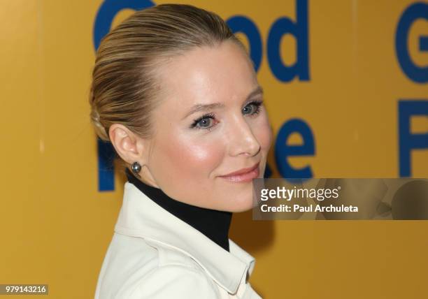 Actress Kristen Bell attends the FYC screening of Universal Television's "The Good Place" at UCB Sunset Theater on June 19, 2018 in Los Angeles,...