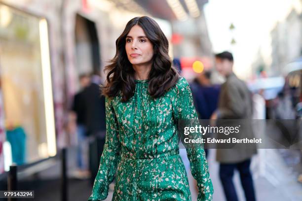 Louise Monot attends the H&M Flaship Opening Party as part of Paris Fashion Week on June 19, 2018 in Paris, France.