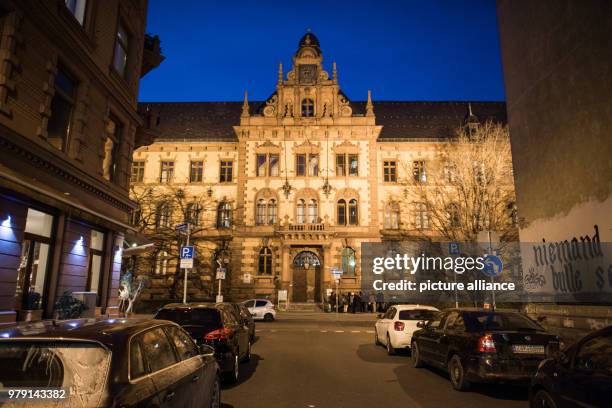 February 2018, Germany, Frankfurt am Main: The trial against Andreas Baader, Gudrun Ensslin, Thorwald Proll and Horst Soehnlein for carrying out...