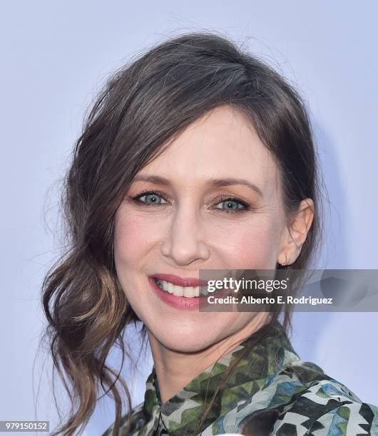 Actress Vera Farmiga attends the premiere of Sony Pictures Classics' "Boundries" at American Cinematheque's Egyptian Theatre on June 19, 2018 in...