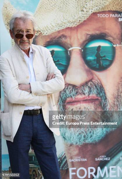 Jose Sacristan attends 'Formentera Lady' photocall on June 19, 2018 in Madrid, Spain.