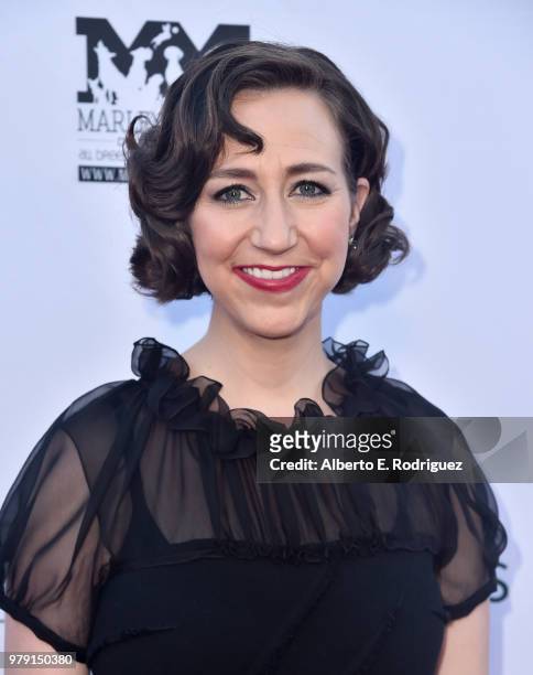 Actress Kristen Schaal attends the premiere of Sony Pictures Classics' "Boundries" at American Cinematheque's Egyptian Theatre on June 19, 2018 in...